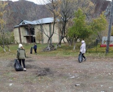 Осенний месячник по оборке территории