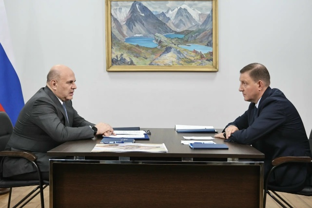 В Республике Алтай работает премьер-министр РФ Михаил Мишустин